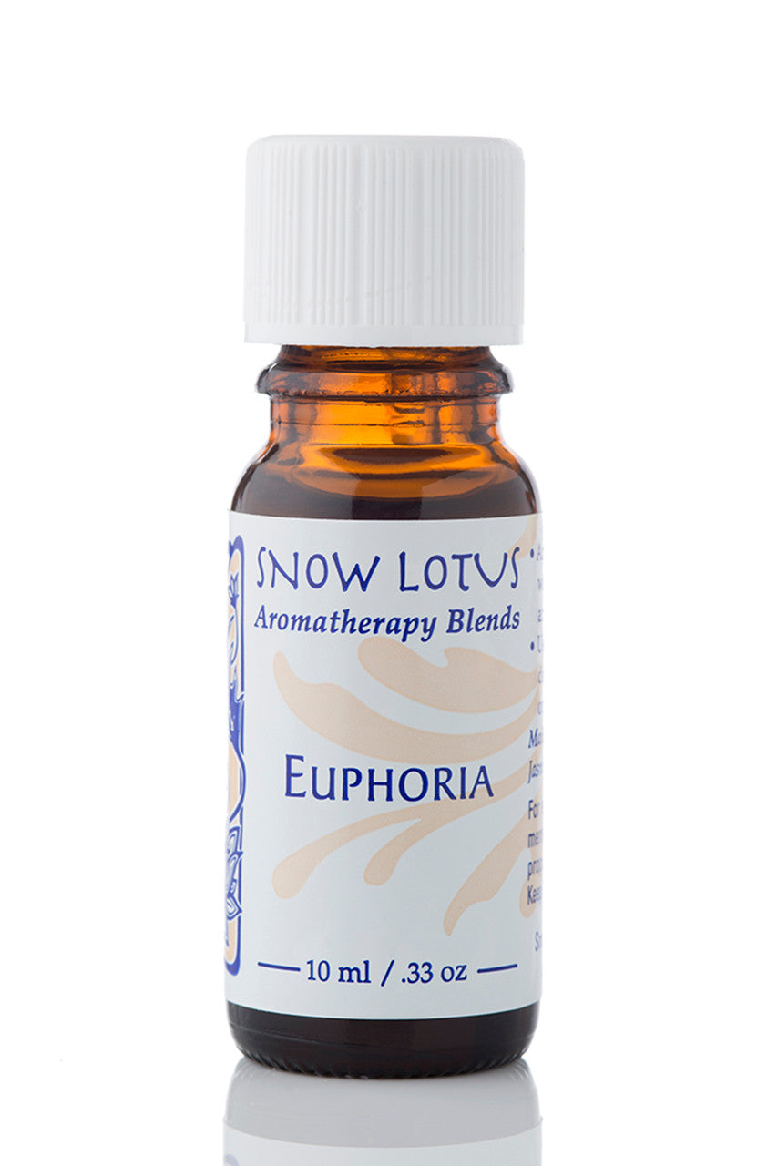 Snow Lotus Euphoria - Esthetic Essential Oil Blend in an amber glass bottle