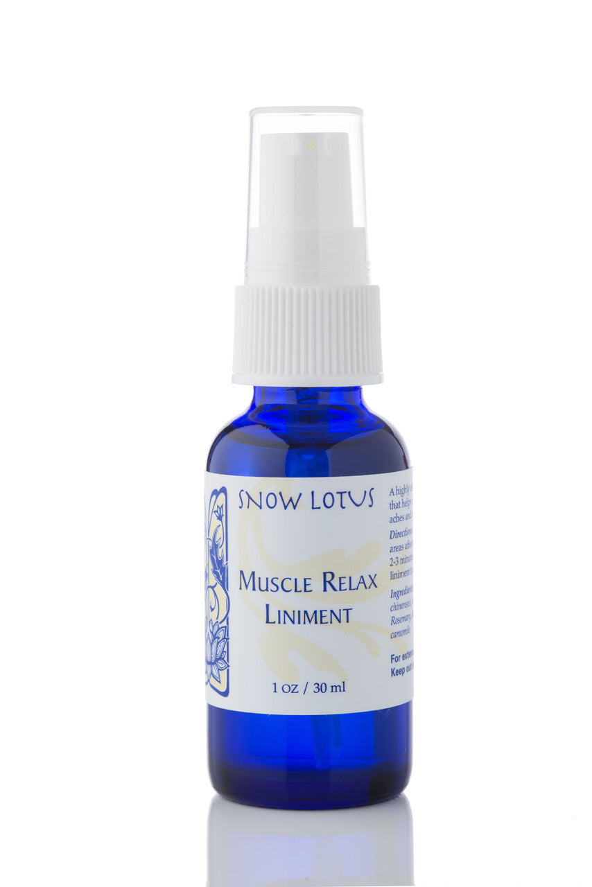 Snow Lotus Muscle Relax Liniment in a bottle, 30 ml
