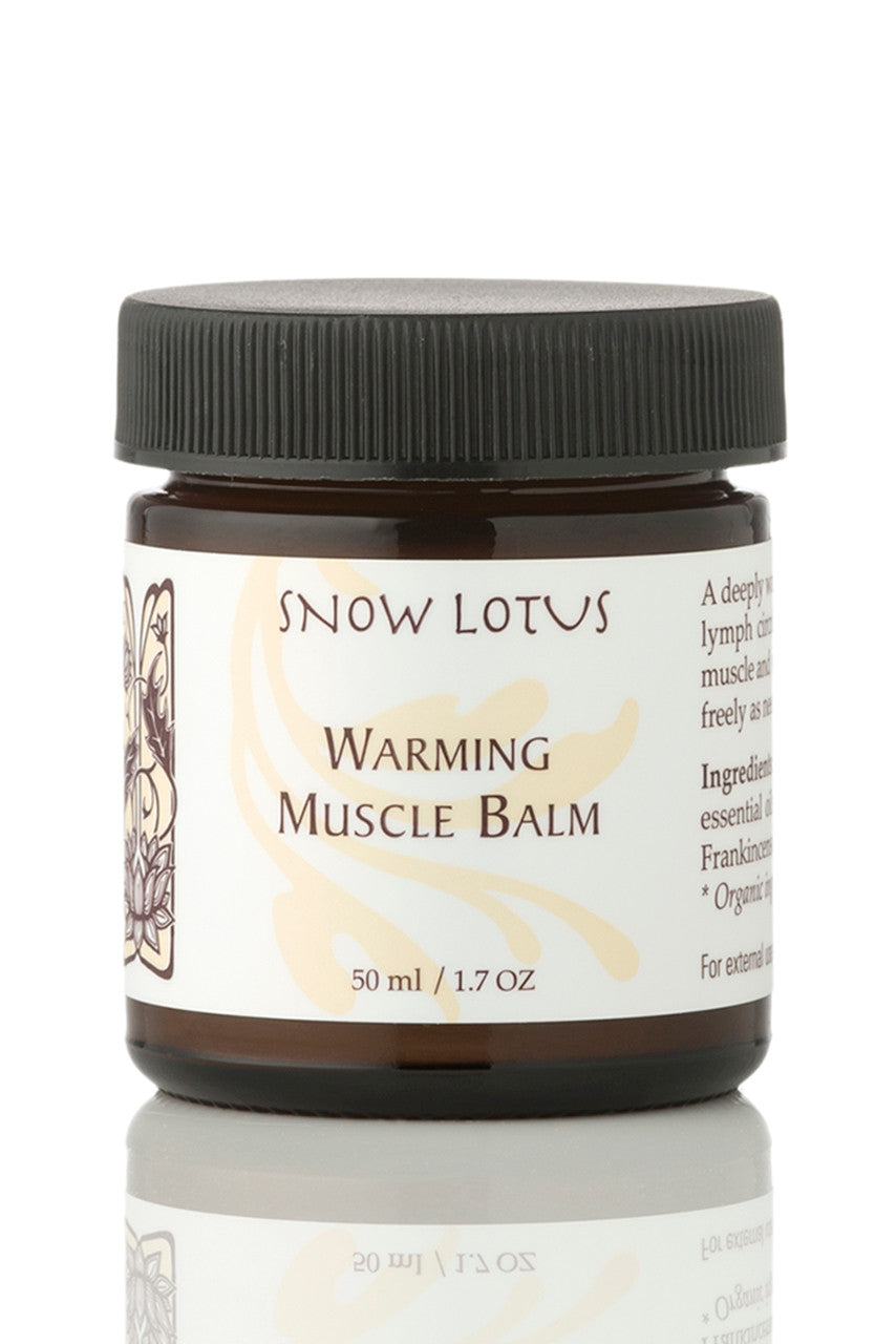Jar of Snow Lotus Warming Muscle Balm, 50 ml